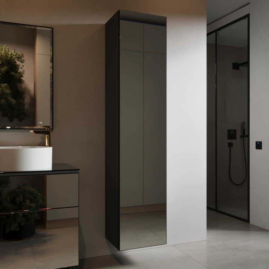 Пенал навесной FRESCO 350 с рамочным фасадом