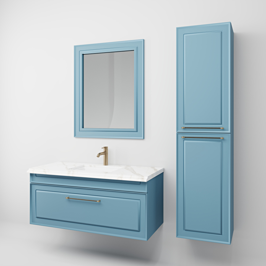 Пенал навесной ANTIQUE 450 с фрез.фасадами